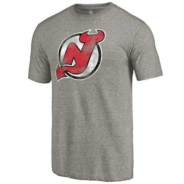 Men's New Jersey Devils Distressed Team Logo Tri Blend T-Shirt Ash FengYun,We sell and wholesale Men's New Jersey Devils Distressed Team Logo Tri Blend T-Shirt Ash FengYun on line form chian!